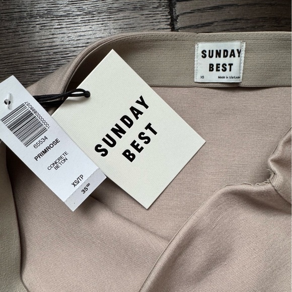 Sunday Best Tan Skirt - Picture 3 of 3